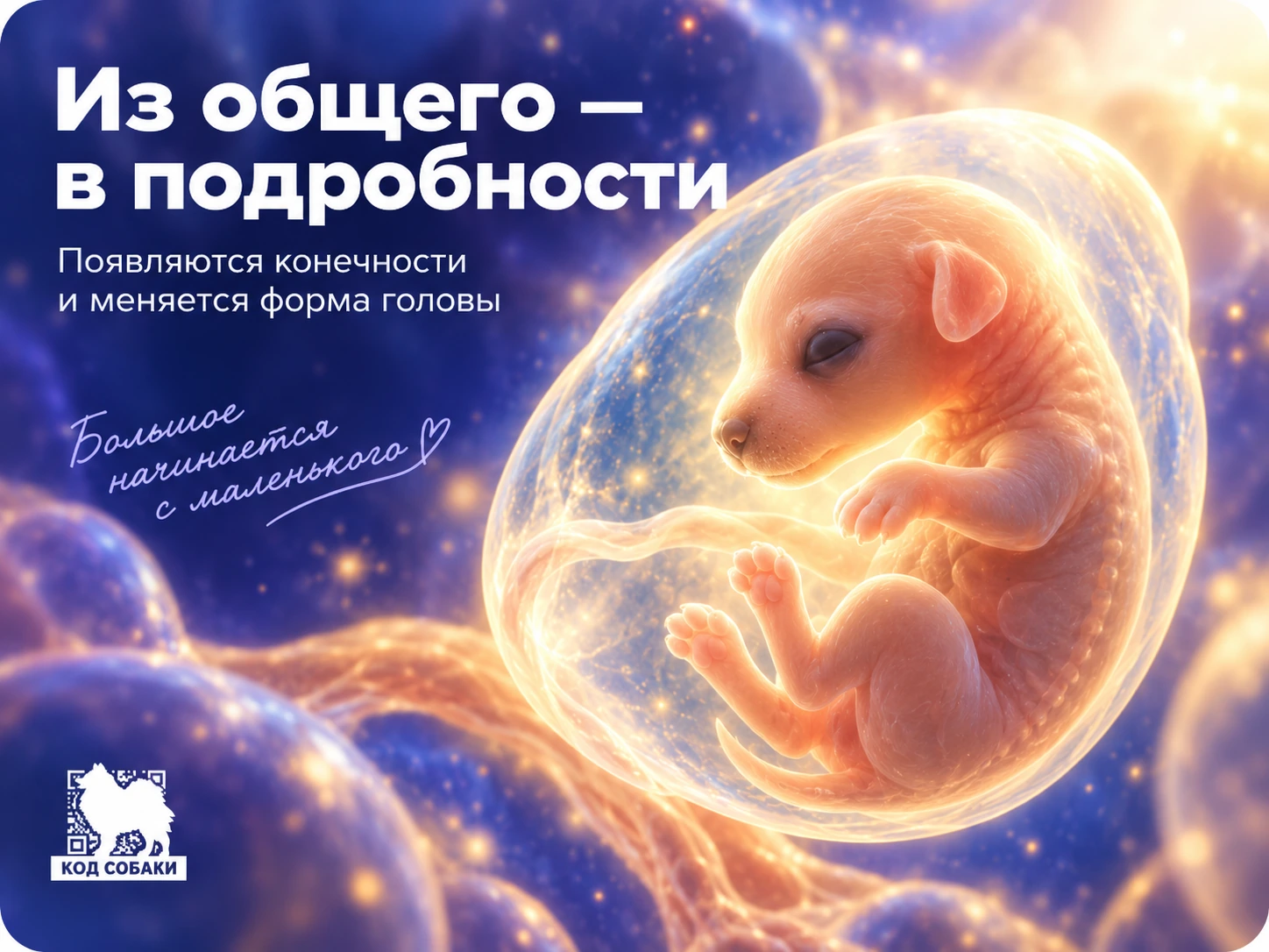 Иллюстрация 3 к материалу «Когда будущий щенок начинает становиться похожим на собаку»