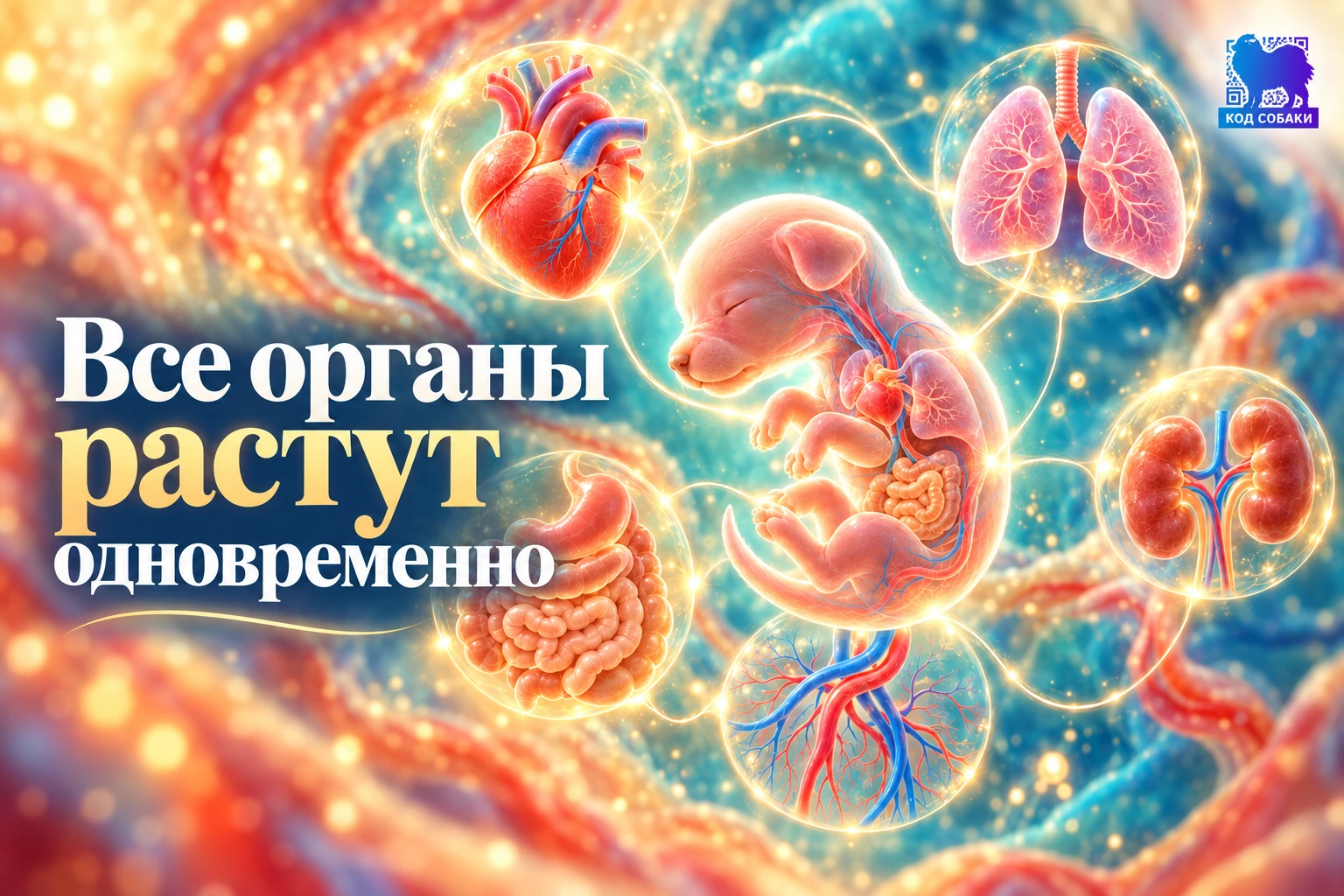 Иллюстрация 7 к материалу «Как появляются сердце, лёгкие и другие органы»