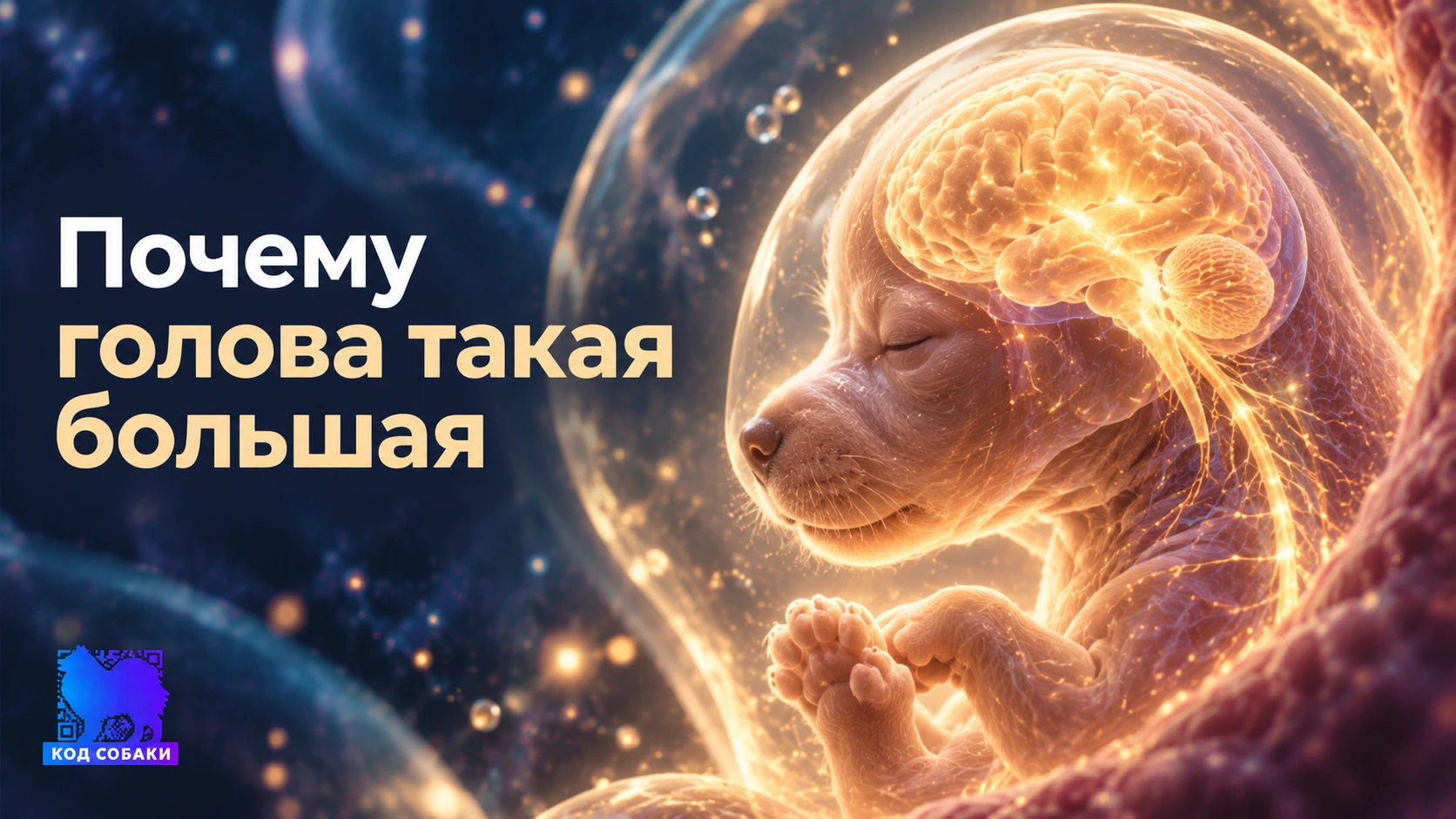 Иллюстрация 3 к материалу «Что происходит с мозгом щенка ещё до рождения»