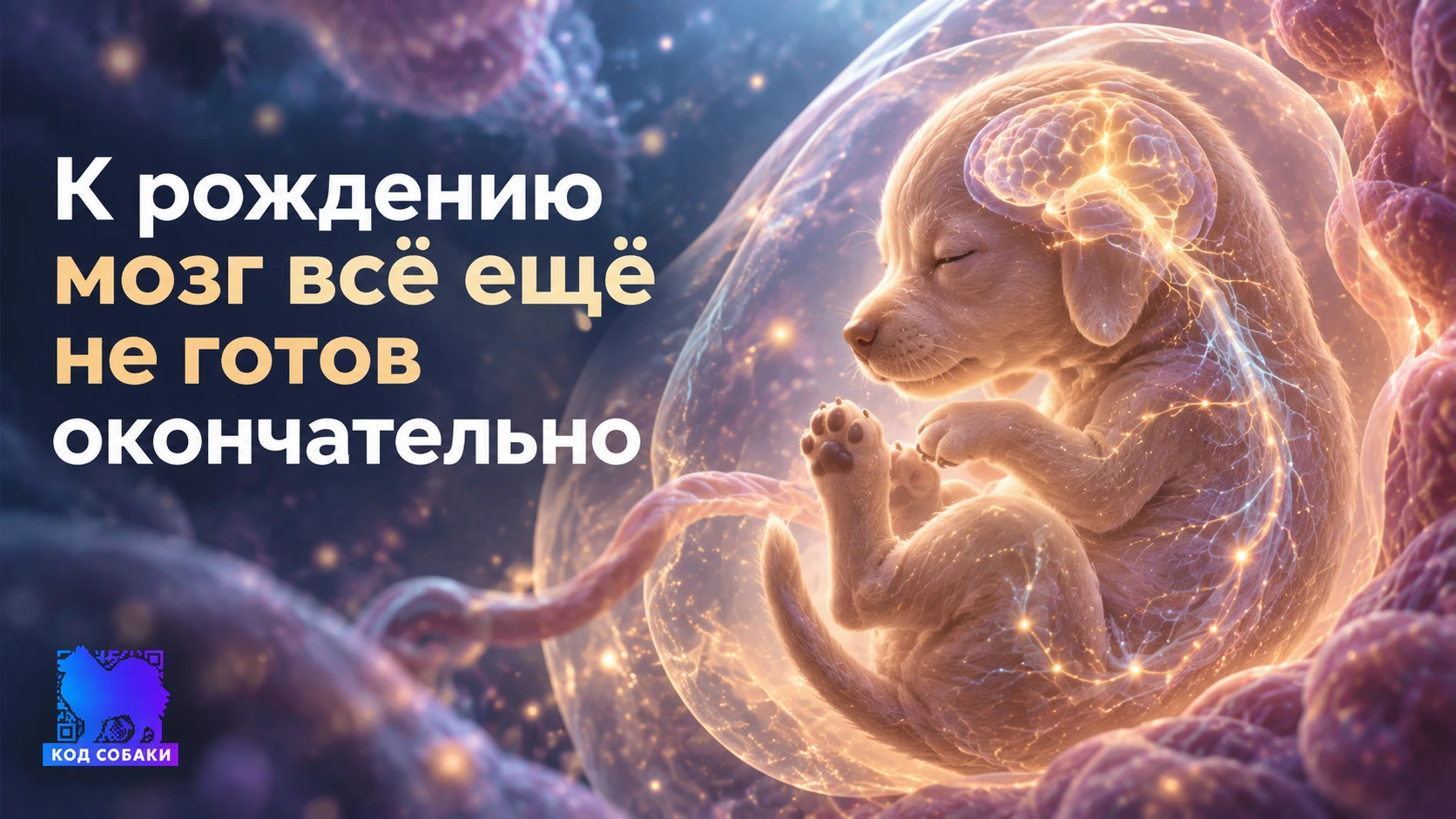 Иллюстрация 6 к материалу «Что происходит с мозгом щенка ещё до рождения»