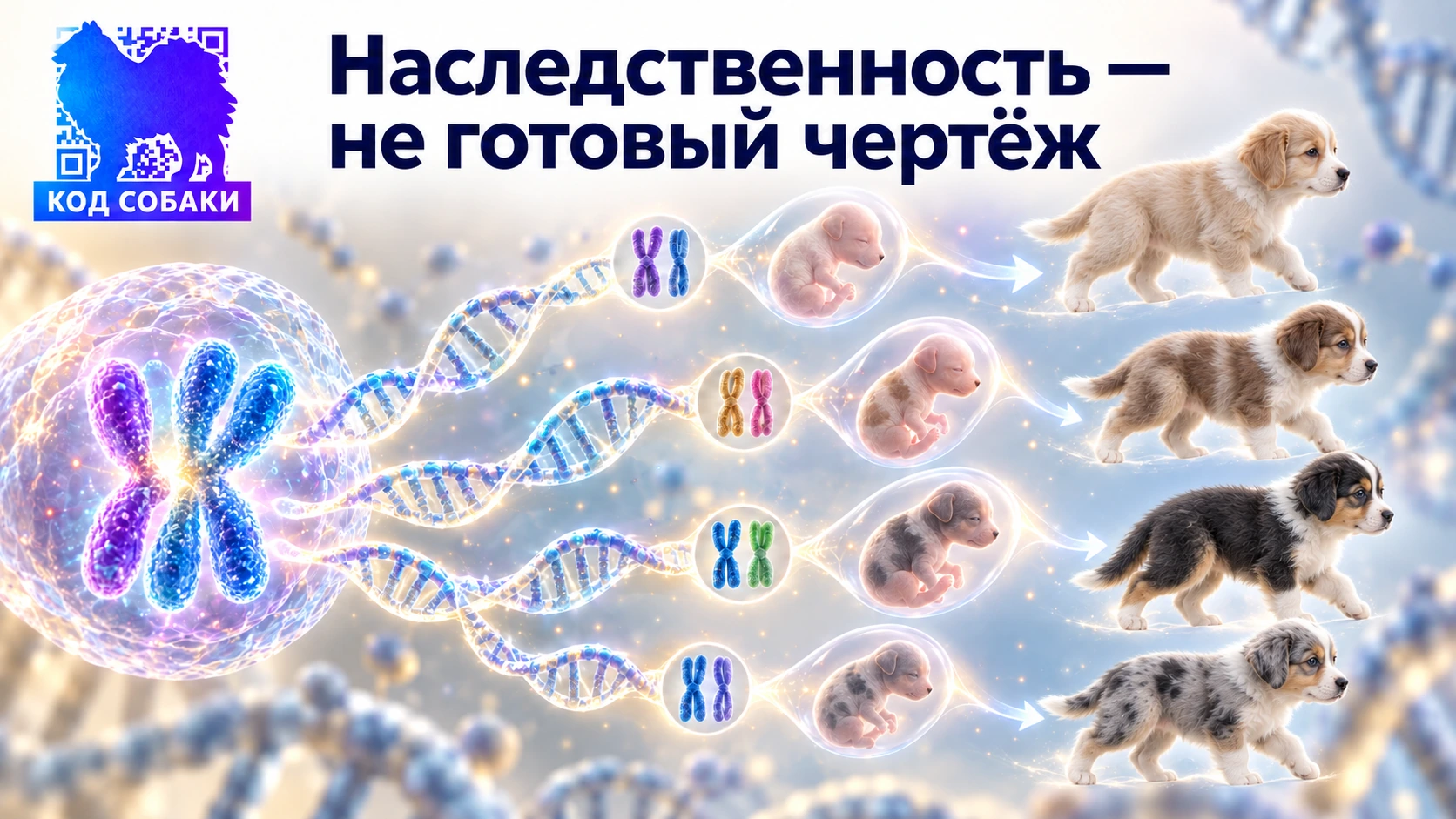 Иллюстрация 7 к материалу «Почему щенки одного помёта получаются разными»