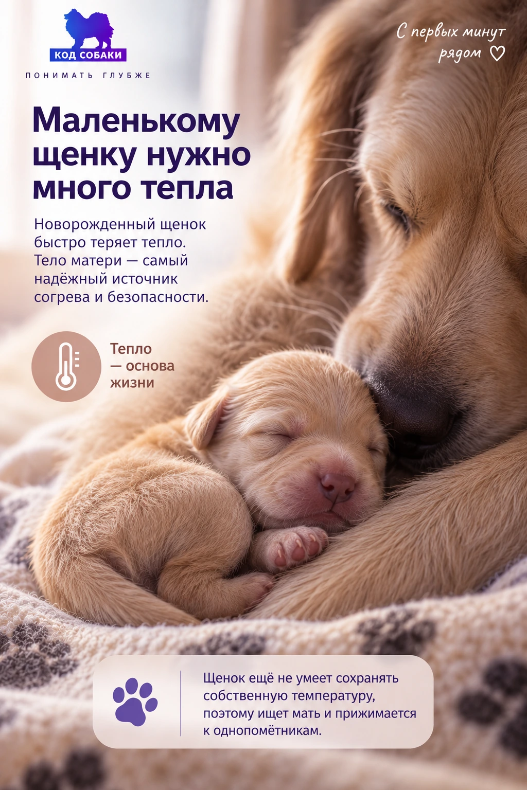 Иллюстрация к разделу «Поэтому он ищет мать и других щенков»
